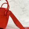 Hermes Mini Lindy 19CM Clemence Leather 9T Fue Orange Silver Hardware