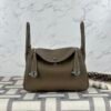 wsxc1724164312937_0 Hermes Bag Price Clemence Leather Lindy 26CM CK18 Etoupe Silver Hardware