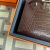 wsxc1724941111113_3 Canada Ottawa Hermes Havana Matte Alligator Crocodile Birkin Sellier 20CM Silver Hardware
