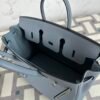 wsxc1724941122750_5 Hermes Bag Images Birkin 25CM Togo Leather J7 Blue Lin Silver Hardware
