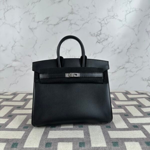 Korea Seoul Hermes Birkin 25CM So Black Box Leather 89 Noir