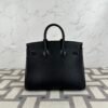 Korea Seoul Hermes Birkin 25CM So Black Box Leather 89 Noir