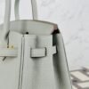 Handmade Hermes Togo Leather Birkin 25CM CC80 Gris Pearl Gold Hardware
