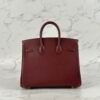 UK London Hermes Epsom Leather Birkin 25CM CC55 Rouge H Gold Hardware