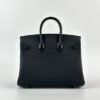 UB Hermes Birkin Touch 25CM Matte Alligator / Togo Leather CC89 Noir Gold Hardware