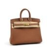 Hong Kong Hermes Birkin 25CM CC37 Gold Togo Leather Gold Hardware