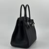 Hermes Bag Images Birkin 30CM Togo Leather CK89 Noir Silver Hardware