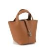 wsxc1725461522074_1 UK London Hermes Picotin 18CM CK37 Gold Clemence Leather Silver Hardware