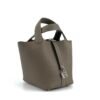 Singapore Kuala Lumpur Hermes Picotin 18CM Clemence Leather CK18 Etoupe Silver Hardware