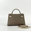 wsxc1725463207240_2 Hong Kong Hermes Epsom Mini Kelly 19CM M8 Gris Asphalt / 10 Craie Rose Gold Hardware
