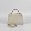 Qatar Doha Hermes Mini Kelly 19CM CC10 Craie Epsom Leather Gold Hardware