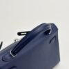Hermes Bag Price Mini Kelly 19CM Epsom Leather CK73 Blue Saphir Silver Hardware