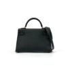 Saudi Arabia Riyadh Hermes Epsom Leather CC89 Noir Mini Kelly 19CM Gold Hardware