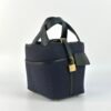UK London Hermes Picotin Cargo 18CM 76 Blue Marine Canvas & Swift Gold Hardware