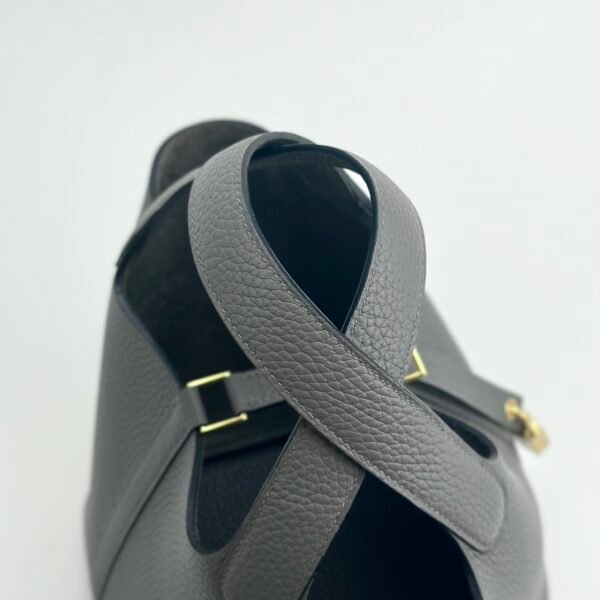wsxc1727101787038_4 USA Los Angeles Hermes 0LGris Meyer Clemence Leather Picotin 18CM Gold Hardware