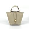 Australia Sydney Hermes Picotin Touch 18CM 8L Beton Clemence / Matte Crocodile Gold Hardware