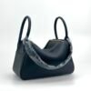 Hermes Bag Price Clemence Leather 2Z Blue Nuit Lindy 26CM Gold Hardware