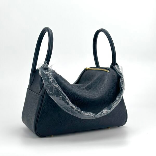 wsxc1727186720593_2 Hermes Bag Price Clemence Leather 2Z Blue Nuit Lindy 26CM Gold Hardware
