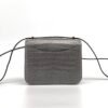 Taiwan Hermes Shiny Alligator Crocodile Constance 18CM CK81 Gris Tourterelle Silver Hardware