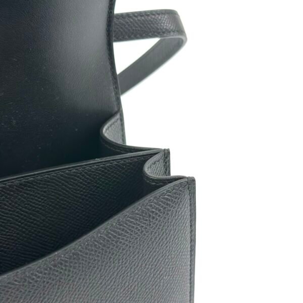 Hermes Bag Images Epsom Leather Constance 18CM CC89 Noir Gold Hardware
