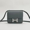 Singapore Kuala Lumpur Hermes Constance 18CM Epsom C6 Vert Gris Silver Hardware