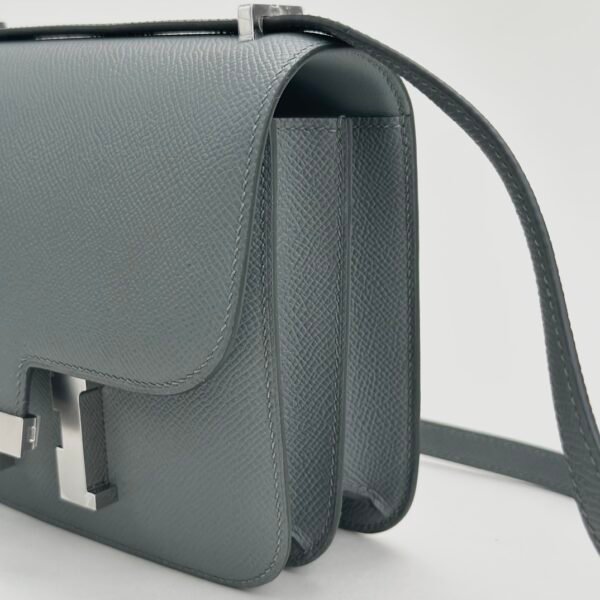 Singapore Kuala Lumpur Hermes Constance 18CM Epsom C6 Vert Gris Silver Hardware