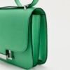 Singapore Kuala Lumpur Hermes Epsom Constance 18CM 0Z Vert Comics Silver Hardware