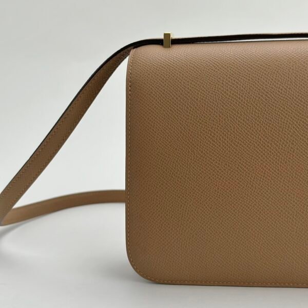 Hermes Bag Images Constance 18CM Epsom Leather 0M Chai Gold Hardware