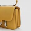 Hermes Bag Images Epsom Leather 9D Jaune Amber Constance 18CM Silver Hardware