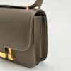 Korea Seoul Hermes Chevre Leather Constance 18CM CC18 Etoupe Gold Hardware