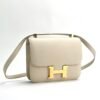 Australia Canberra Hermes Epsom Leather Constance 18CM CC10 Craie Gold Hardware