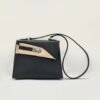 Hermes Kelly Desordre 20 Images Epsom Leather CK89 Noir Silver Hardware