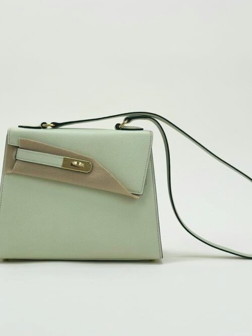 New Arrival Hermes Kelly Desordre 20CM 0S Vert Fizz Epsom Leather Gold Hardware