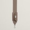 Handmade Hermes Epsom Leather Kelly Pocket Shoulder Strap 18 Etoupe Silver Hardware 50CM
