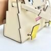 Hermes Kelly Doll Picto Epsom Leather I2 Nata Silver Hardware