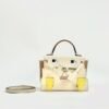 Hermes Kelly Doll Picto Epsom Leather I2 Nata Silver Hardware