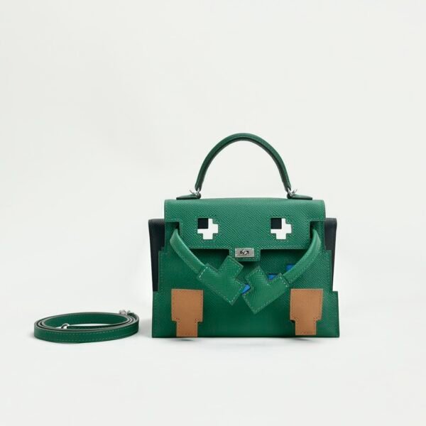 wsxc1728570066026_0-1 Canada Ottawa Hermes Epsom Leather Kelly Doll Picto U4 Vert Vertigo Silver Hardware