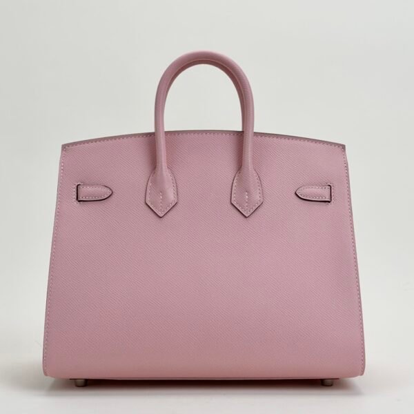 Hermes Bag Birkin Sellier 25 Images Epsom Leather 3Q Rose Sakura Silver Hardware
