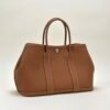 wsxc1728657788700_0 USA Washington Hermes Garden Party 30CM CK37 Gold Negonda Leather Silver Hardware