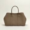 wsxc1728659158654_0-1 Hermes Bag Images Garden Party 30CM Negonda Leather CK18 Etoupe Silver Hardware