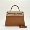 Canada Toronto Hermes Kelly 28CM Sellier CC37 Gold Epsom Leather Gold Hardware