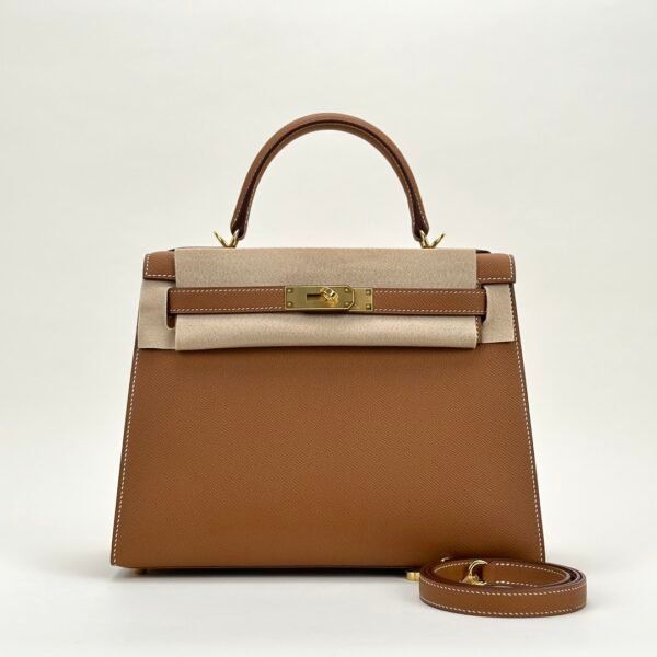 Canada Toronto Hermes Kelly 28CM Sellier CC37 Gold Epsom Leather Gold Hardware