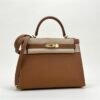 Canada Toronto Hermes Kelly 28CM Sellier CC37 Gold Epsom Leather Gold Hardware