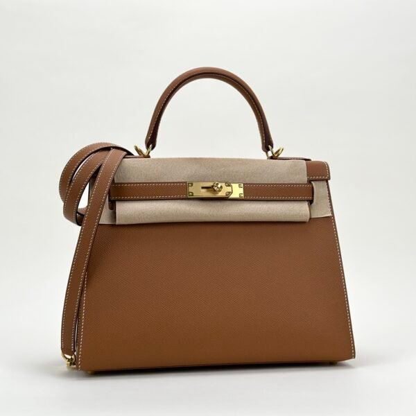 Canada Toronto Hermes Kelly 28CM Sellier CC37 Gold Epsom Leather Gold Hardware
