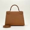 Canada Toronto Hermes Kelly 28CM Sellier CC37 Gold Epsom Leather Gold Hardware