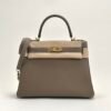 wsxc1728748465403_0 Hermes Togo Leather CC18 Etoupe Kelly 28CM Women’s Bag Images Gold Hardware