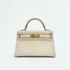 wsxc1729525891743_0 Hermes Bag Images Matte Alligator Crocodile Mini Kelly 19CM 8L Beton Gold Hardware