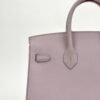 wsxc1729782367399_3 UK London Hermes Birkin 25CM Bag Epsom Leather 09 Mauve Pale Silver Hardware