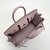 wsxc1729782367399_4 UK London Hermes Birkin 25CM Bag Epsom Leather 09 Mauve Pale Silver Hardware