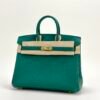 wsxc1729782368719_0 Hermes Birkin 25 Bag Price Togo Leather Z6 Malachite Gold Hardware